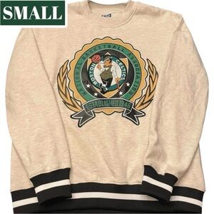 NBA Boston Celtics Crew Sweatshirt SM Boston Celtics Fleece Pullover Crewneck